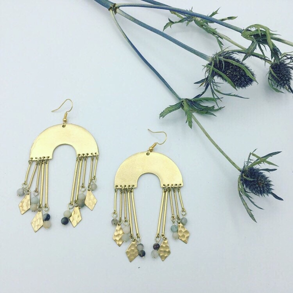 Rainbow Drop Earrings